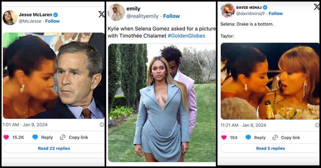 selena gomez golden globe memes