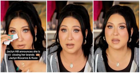 Jaclyn Hill discussing closing down two brands