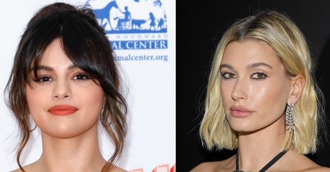 Selena Gomez and Hailey Bieber