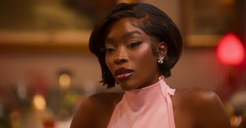 Chelsea Lazkani tears up after learning of her husband's infidelity on Season 8 of 'Selling Sunset.'