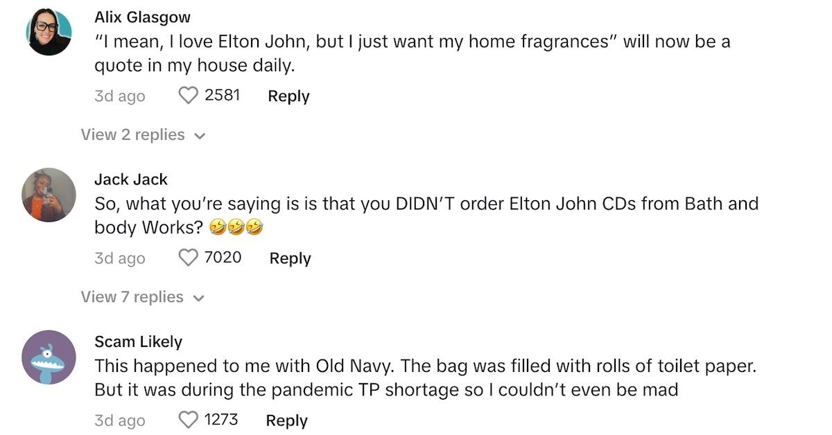 Bath & Body Works Elton John mixup comments