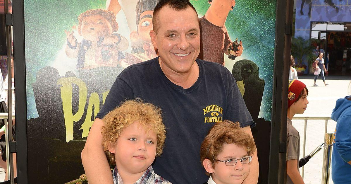 Tom Sizemore with his twin sons, Jagger and Jayden Sizemore