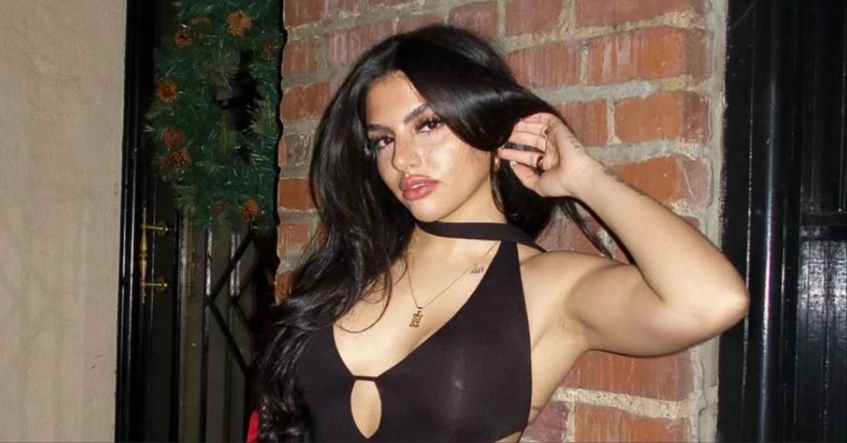 Huda Mustafa from Love Island USA shares a picture on Instagram.