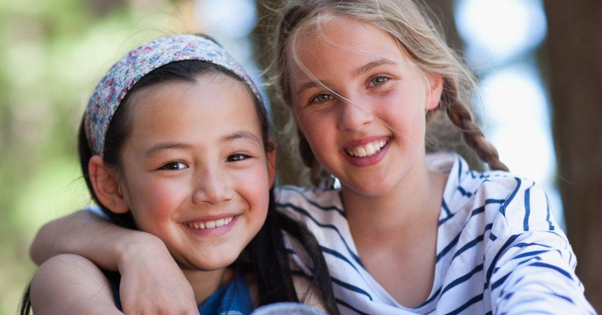 Two young girls