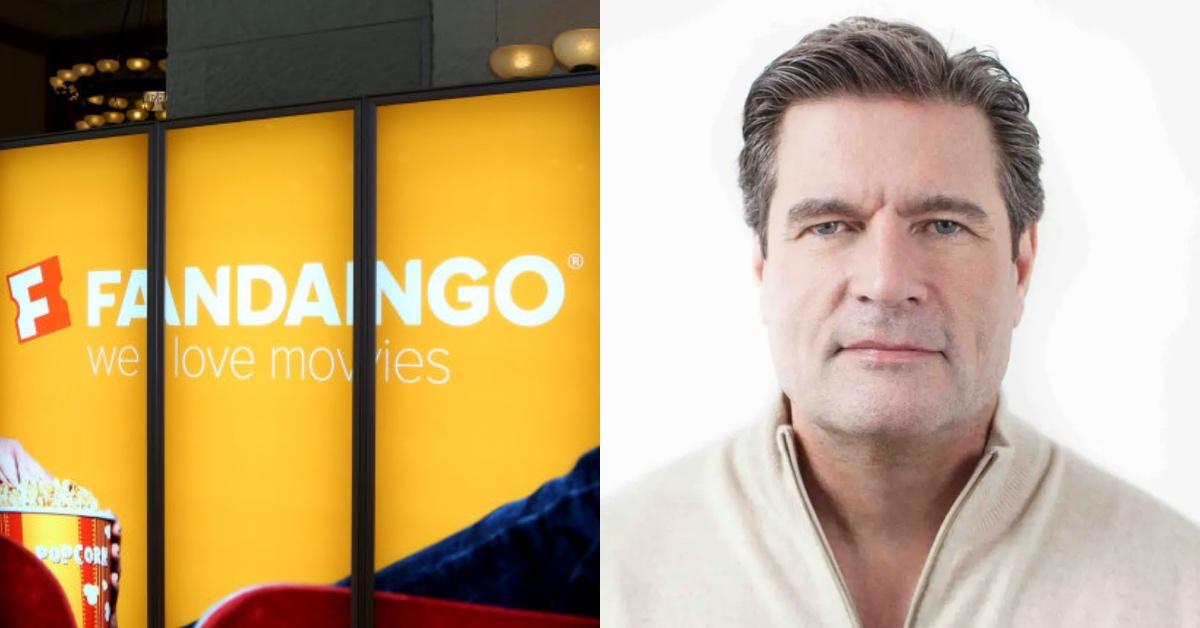 Fandango logo and J. Michael Cline