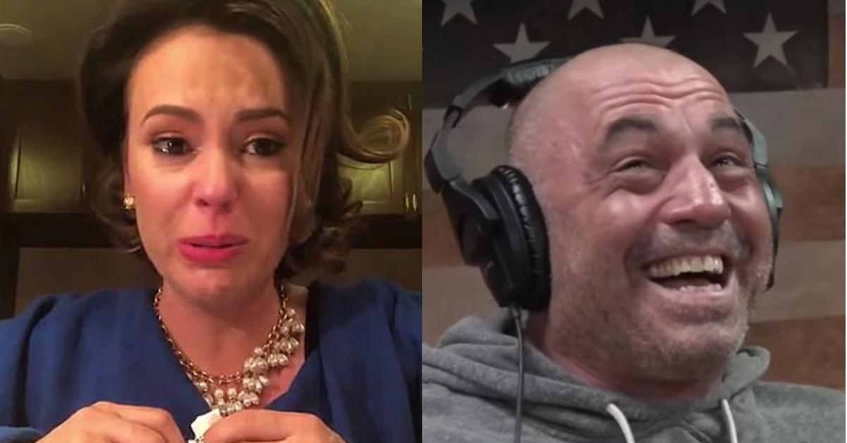 alyssa milano and joe rogan