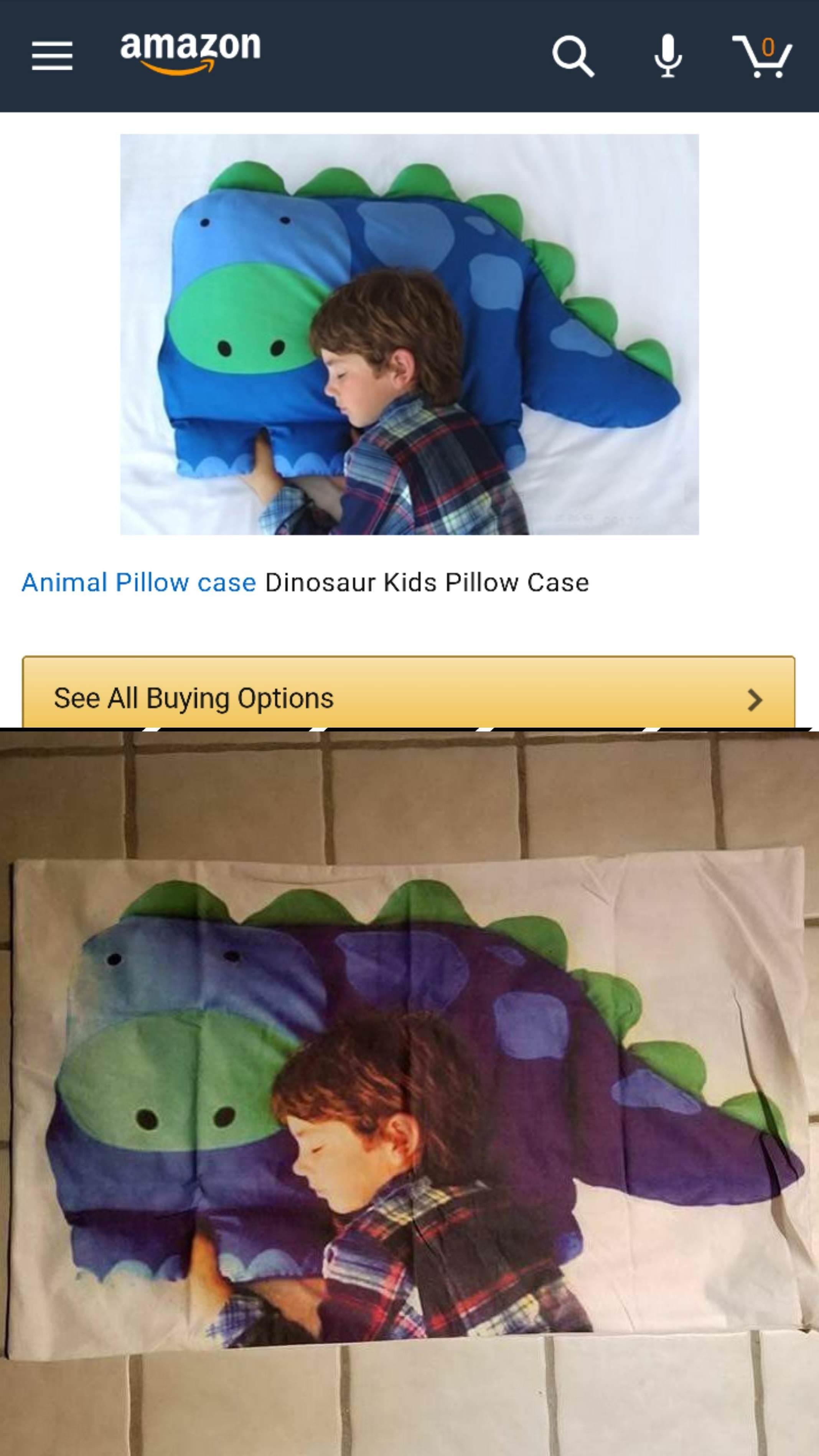 dinosaur pillow case