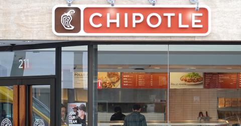 A Chipotle storefront
