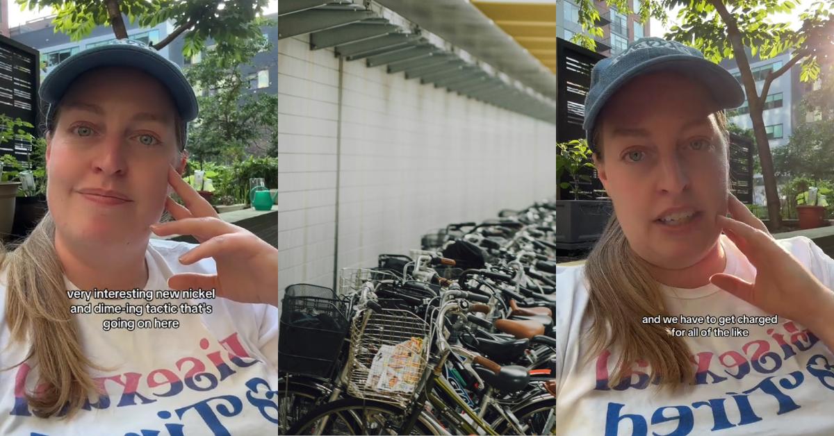 Apartment Demands Tenants Pay for Free Bike Storage, Woman Claims