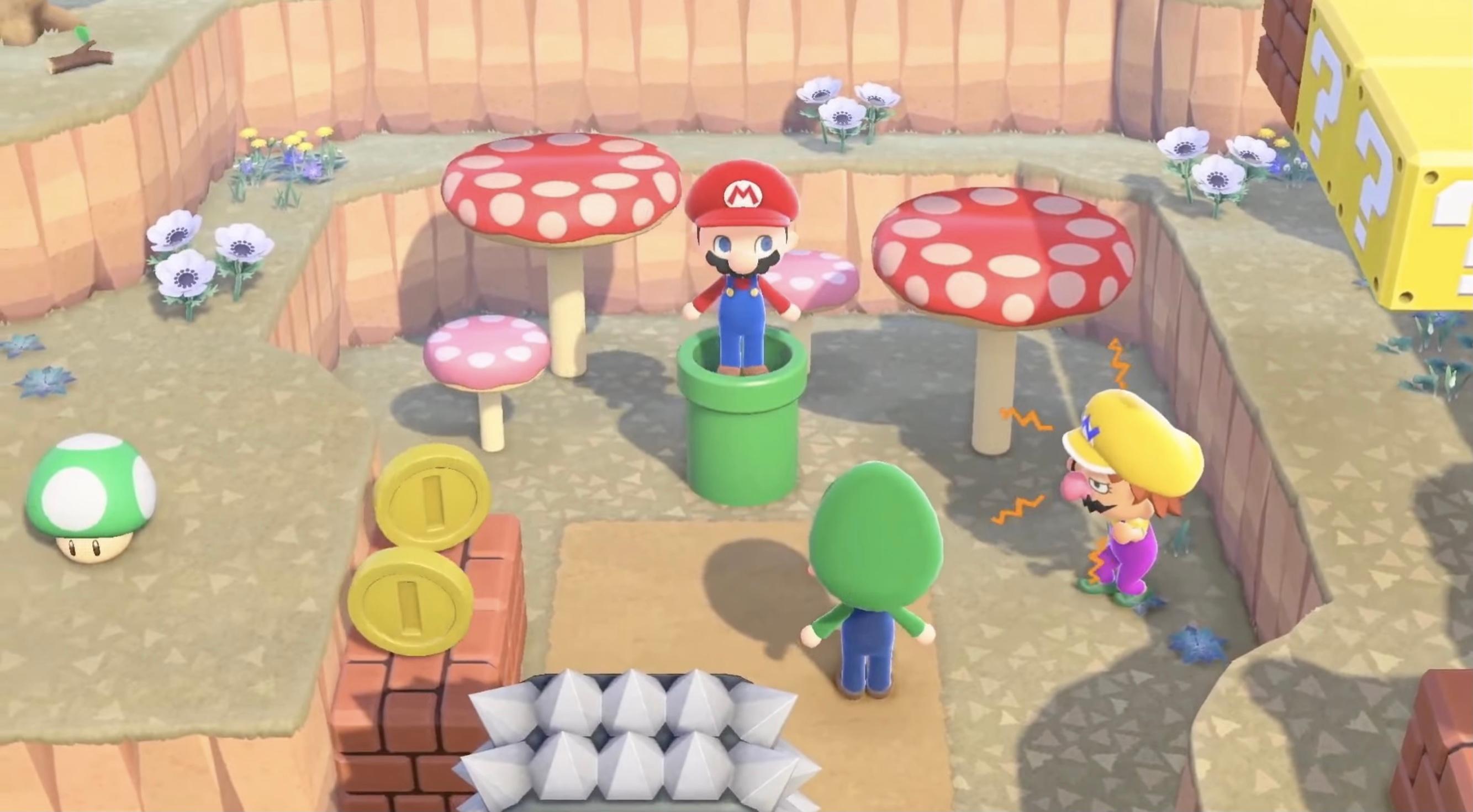 mario items animal crossing