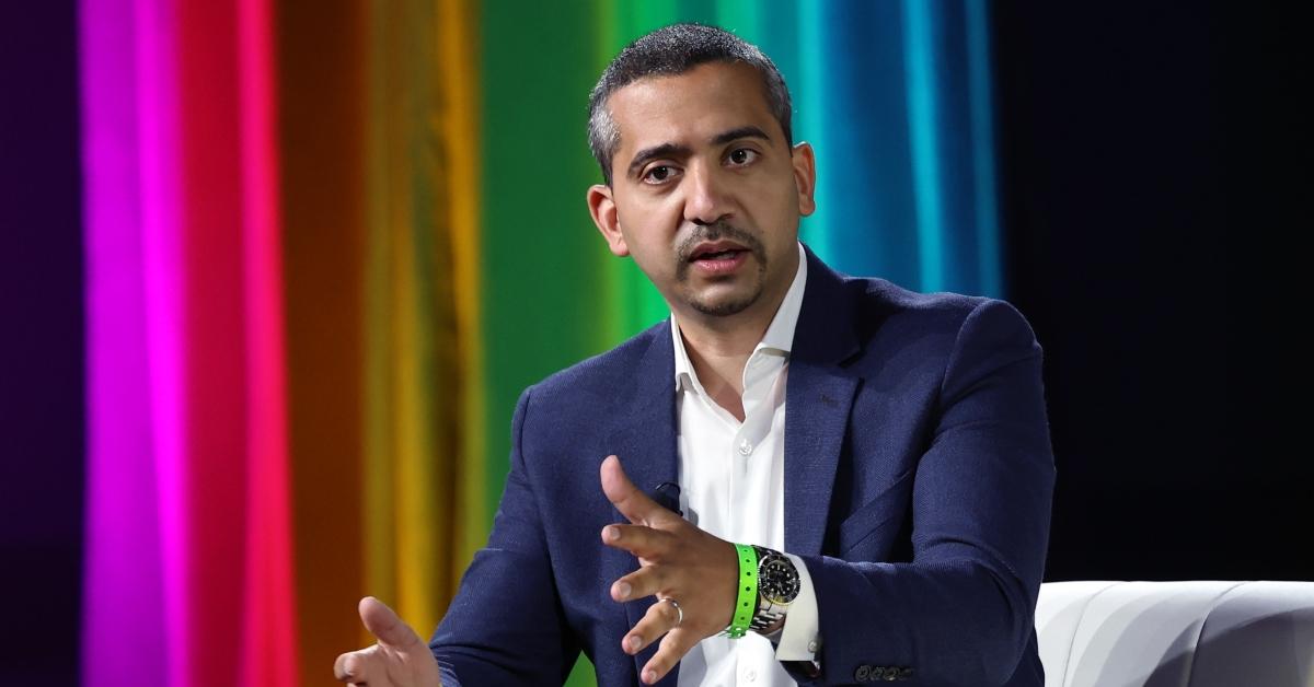 Mehdi Hasan appears on stage at 2022 VidCon at Anaheim Convention Center on June 24, 2022 in Anaheim, California. (Photo by David Livingston/Getty Images)