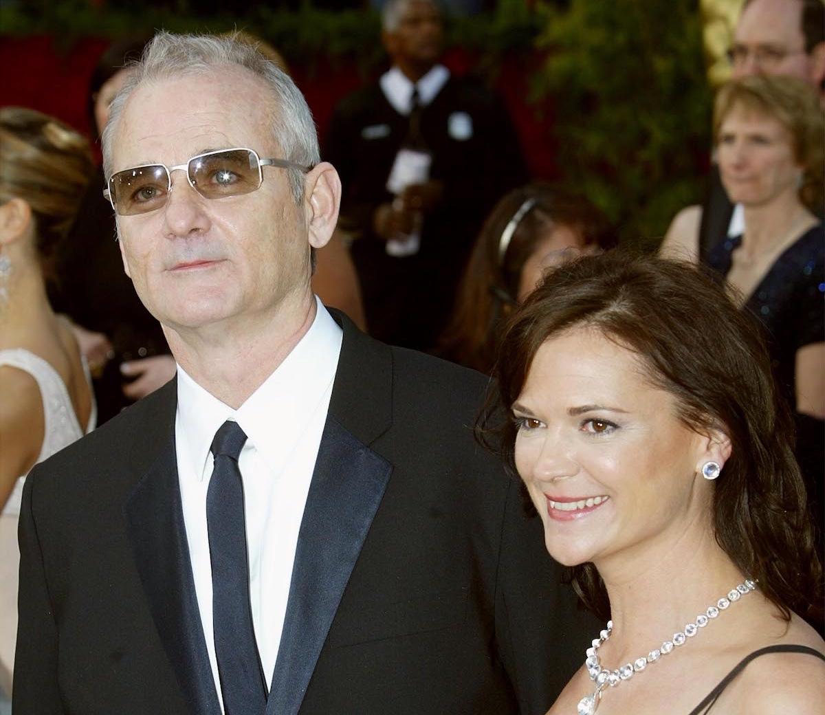 Bill Murray and Jennifer Butler posing on the red carpet 