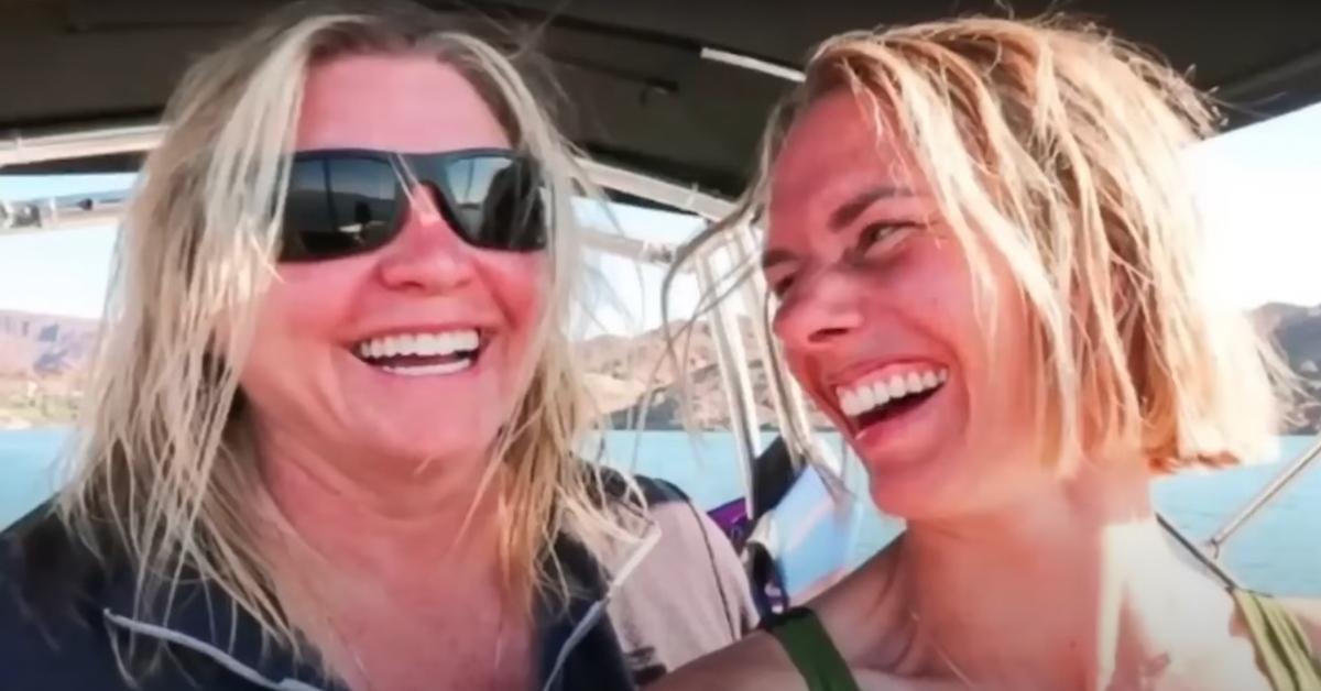 (L-R): Jodi Hildebrandt and Ruby Franke laugh