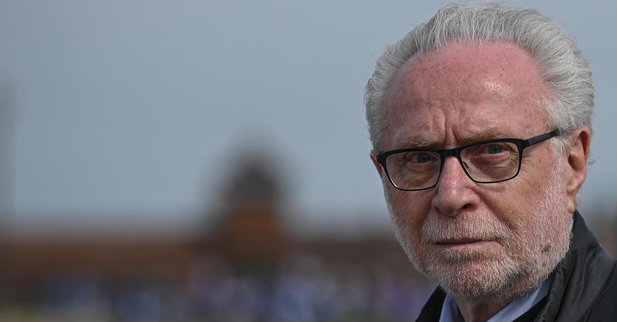 Wolf Blitzer during the 35th annual 'March of the Living' between Auschwitz and Birkenau camps on April 18, 2023