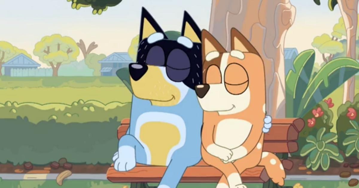 Bandit and Chili from 'Bluey'