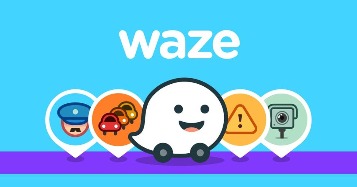 Waze app graphic