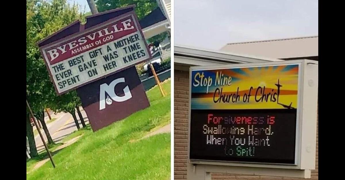 funny church signs