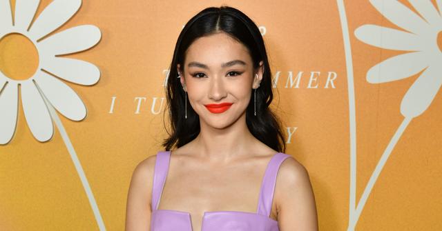 Minnie Mills at the premiere of 'The Summer I Turned Pretty' in June 2022.