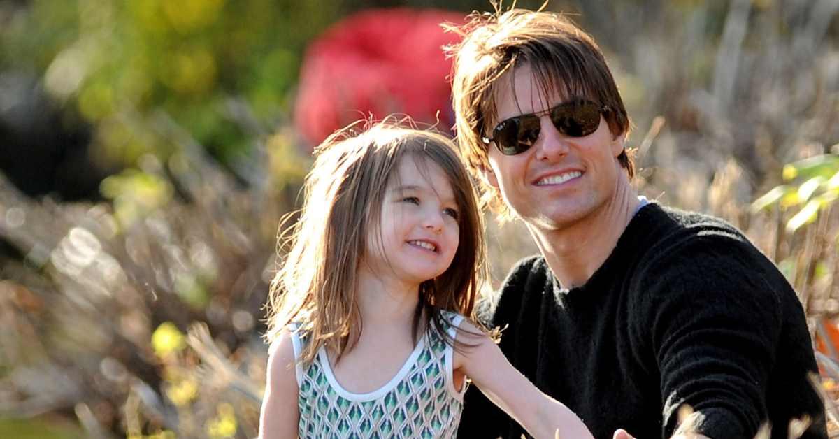 Suri Cruise and Tom Cruise visit Charles River Basin on October 10, 2009