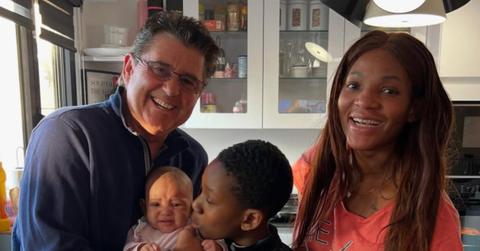 Mark Bessette and his wife Mina and their kids.