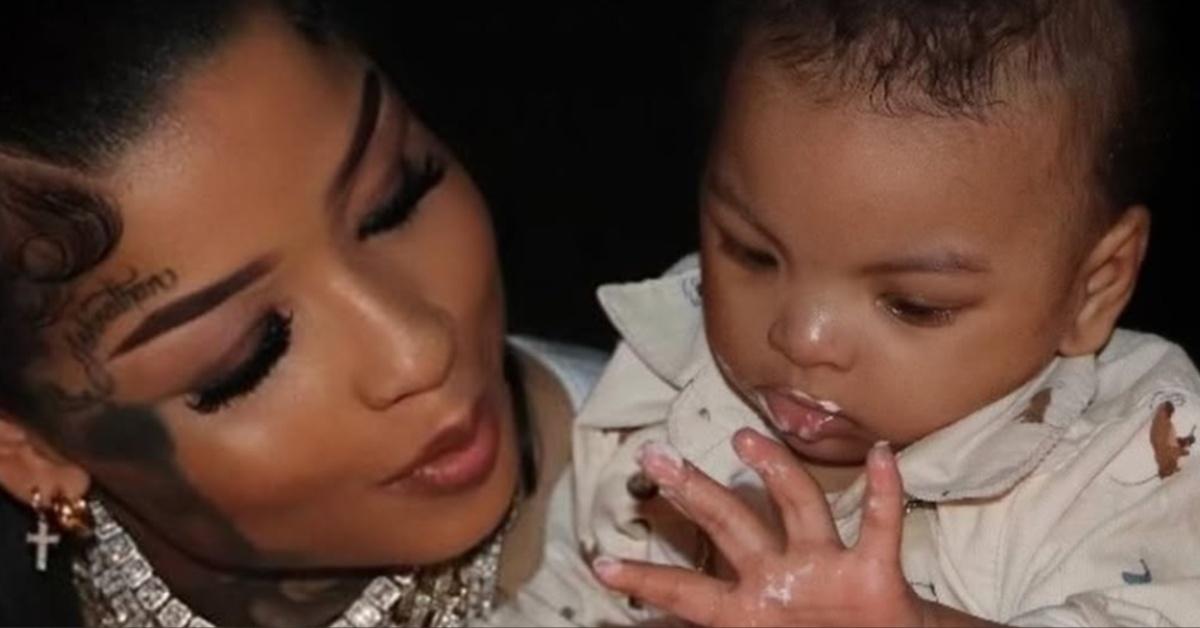 Chrisean Rock with her son, Chrisean Jesus Porter.