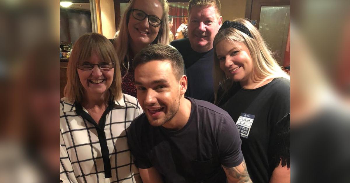 Liam Payne and his family in 2019.