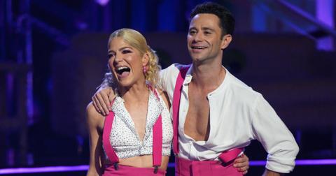 Selma Blair and Sasha Farber