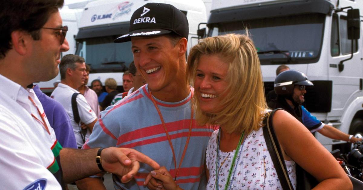 Michael Schumacher and his wife, Corrina.