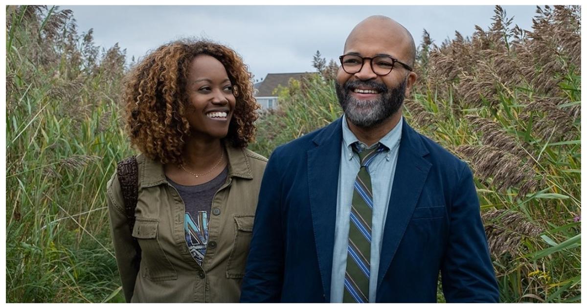 (l-r): Erika Alexander and Jeffrey Wright in 'American Fiction'