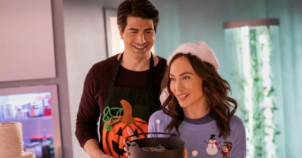 Courtney Ford as Nora Darhk and Brandon Routh as Ray Palmer / The Atom on 'Legends of Tomorrow.'