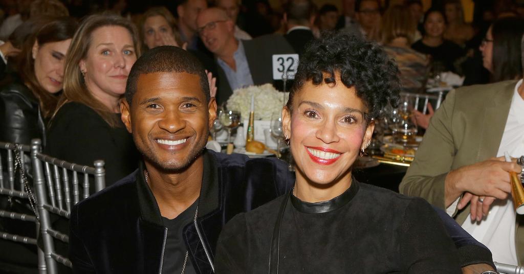 usher and his new girlfriend