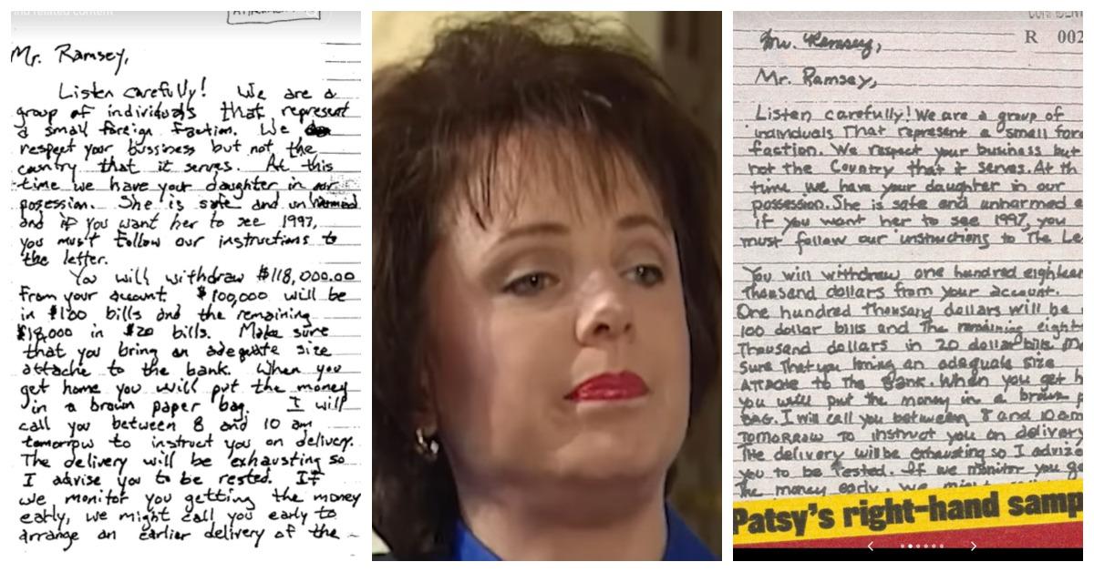 patsy ramsey; ransom note