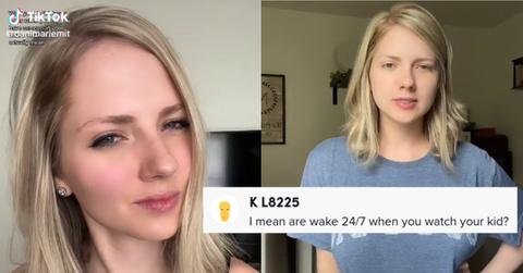 Mom Babysitter Asleep