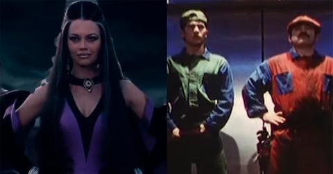 (l-r) 'Mortal Kombat: Annihiation'/'Super Mario Bros.' (1993)