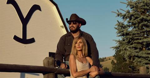 Kelly Reilly and Cole Hauser in 'Yellowstone.'