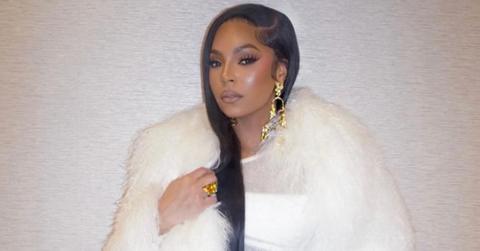 Ashanti in all white