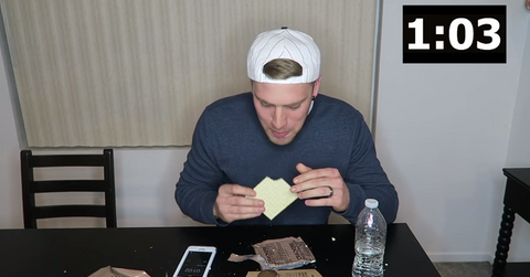 mre cracker challenge _ air force youtuber screenshot