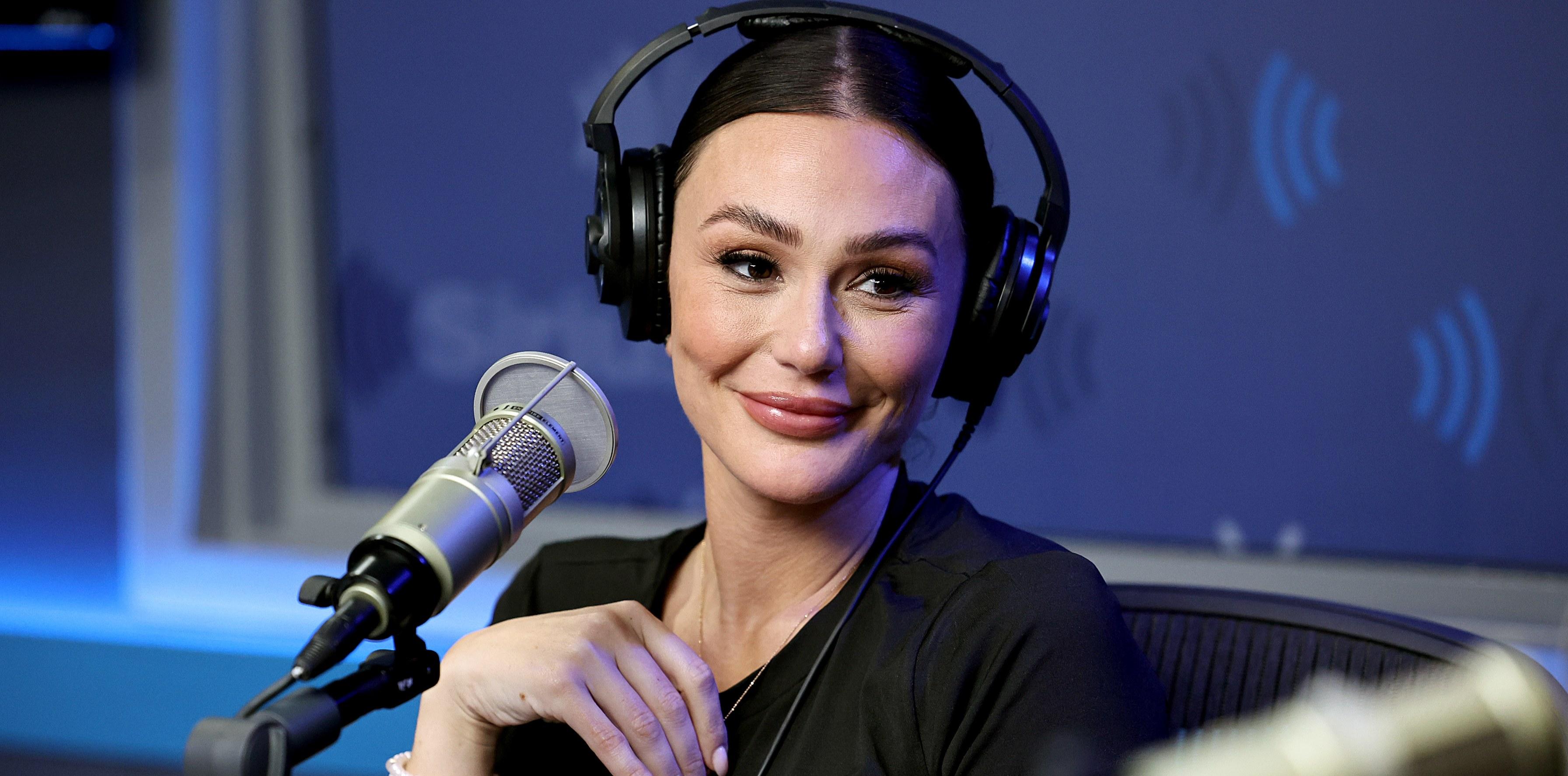 Jenni "JWoww" Farley visits SiriusXM at SiriusXM Studios on August 01, 2023