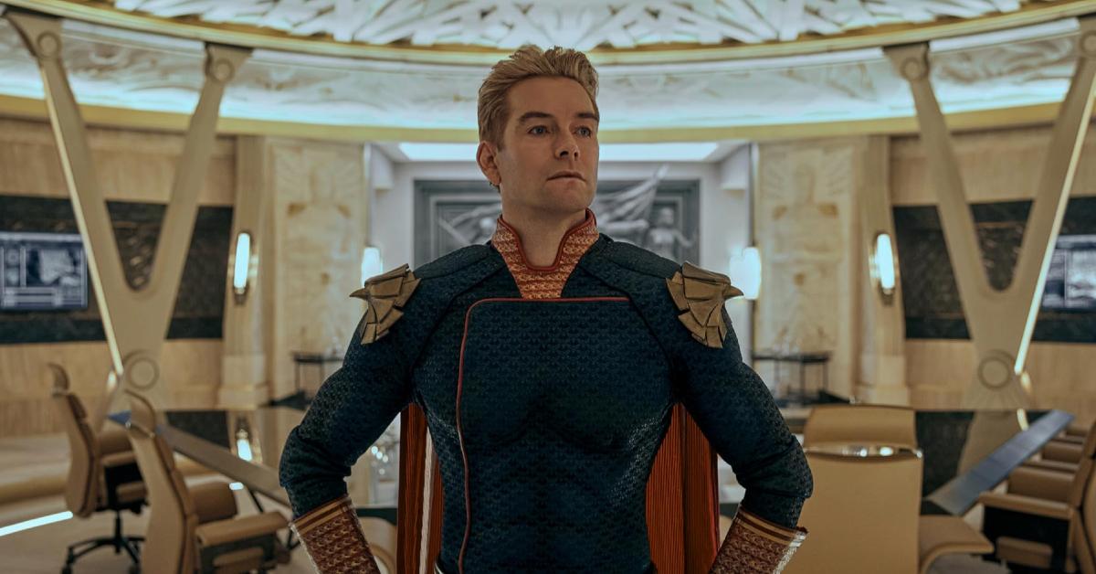 Homelander staring off on 'The Boys'.