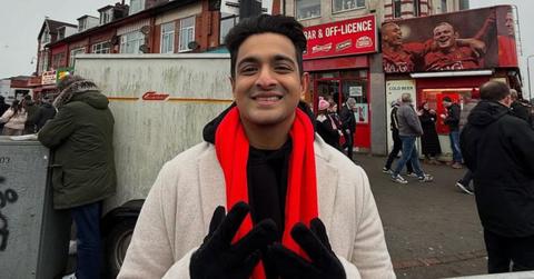 Ranveer Allahbadia in a winter jacket.