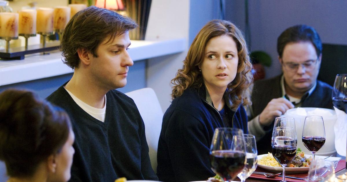 Jim and Pam in "Dinner Party" in 'The Office'