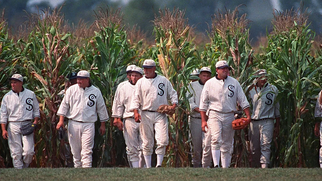 The ghost of some of the greatest baseball players of our time coming to play ball in 'Field of Dreams'