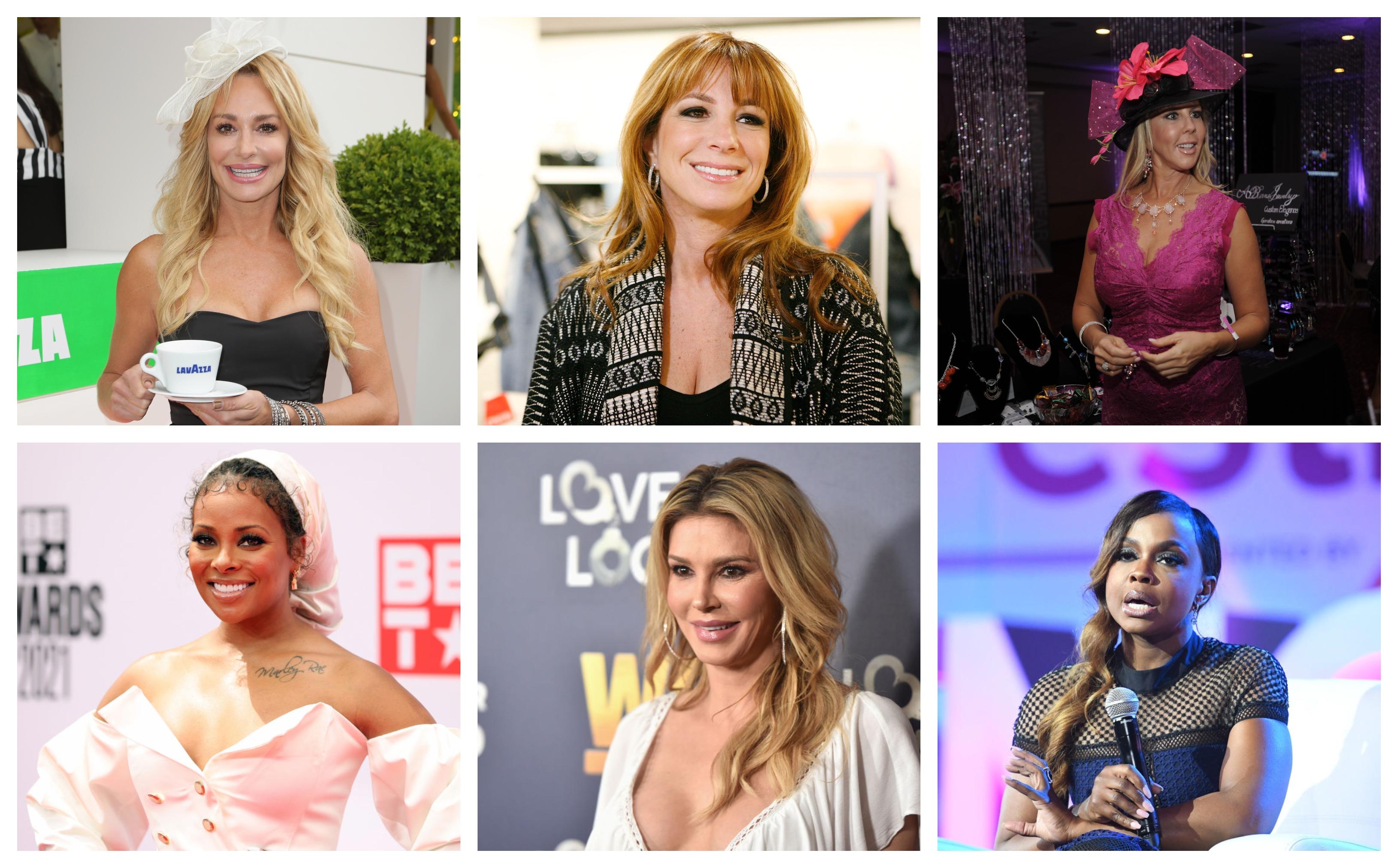 Taylor Armstrong, Jill Zarin, Vicki Gunvalson, Eva Marcille, Brandi Glanville and Phaedra Parks