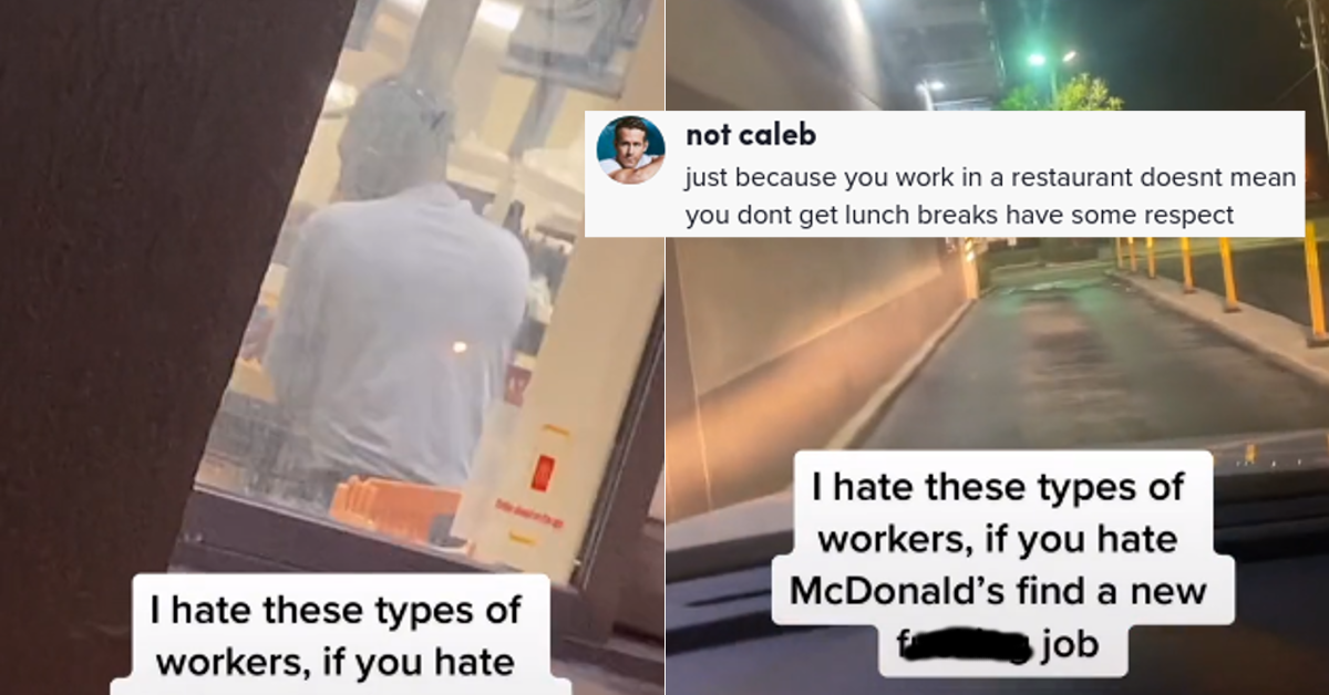 McDonald's worker rage-quits with sign at drive-thru