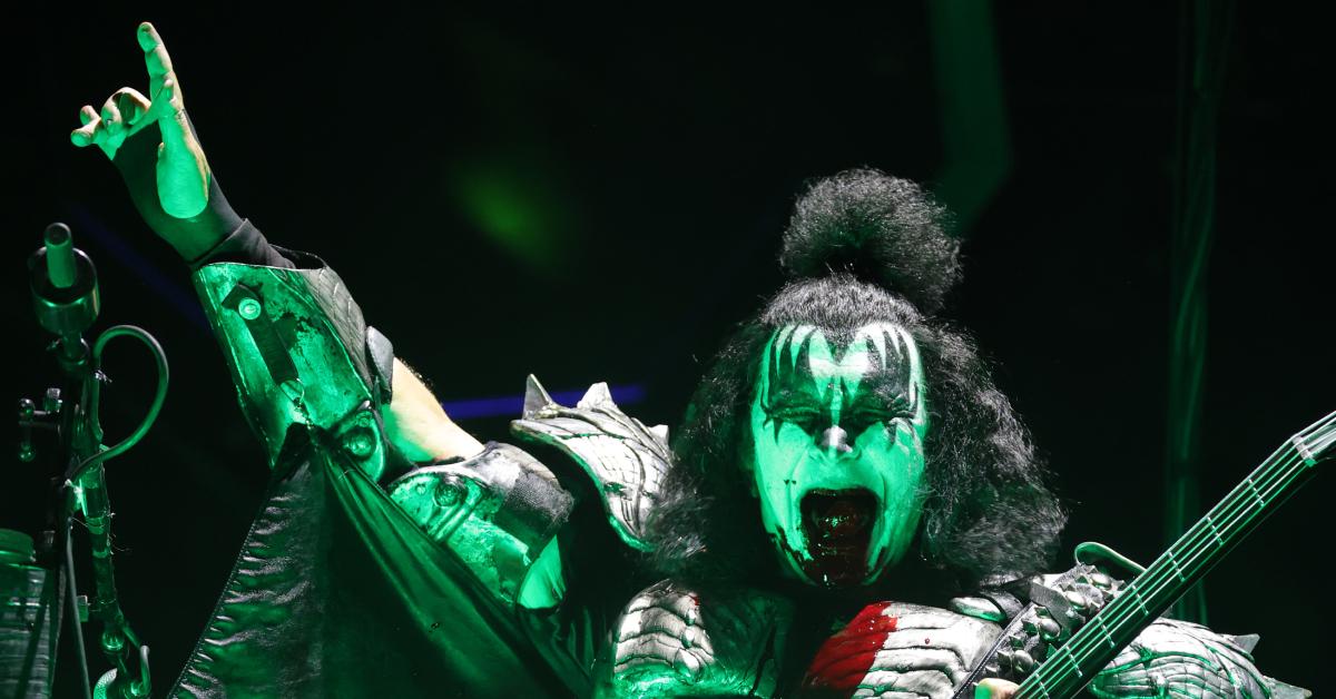 Gene Simmons performing in 2023