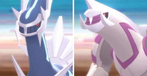 Dialga and Palkia