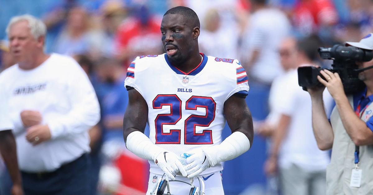 Vontae Davis during a game between the Buffalo Bills and the Los Angeles Chargers. 