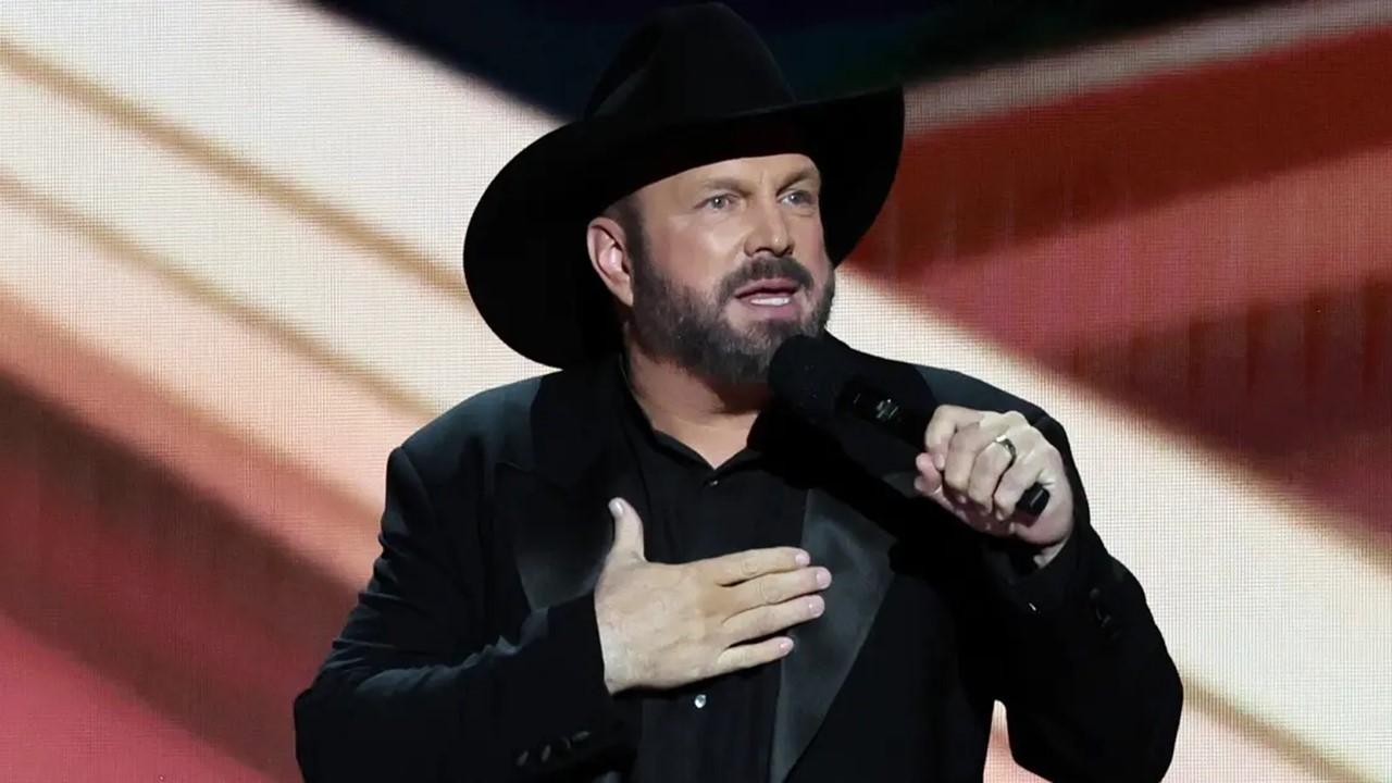 Garth Brooks onstage during the 58th Academy of Country Music Awards on May 11, 2023