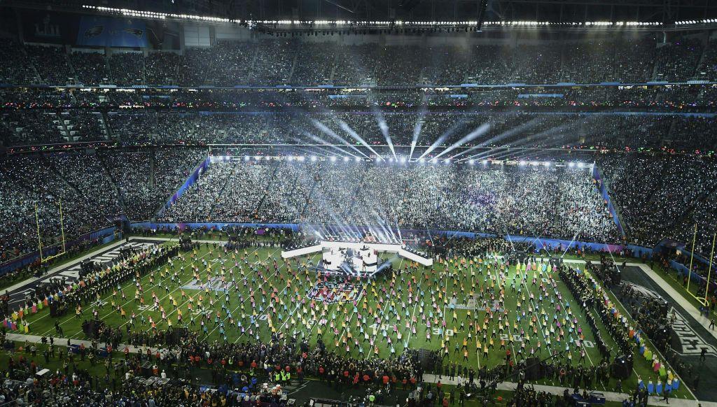 The US Bank Stadium in Minneapolis, Minnesota in 2018