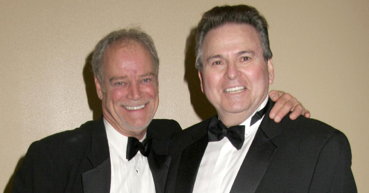 Ron Hale (left) and Stuart Damon (right) at an event.